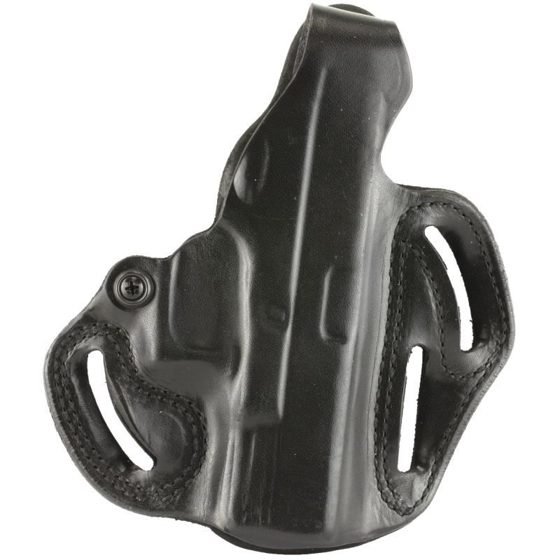 Desantis Gunhide, Thumb Break Scabbard Belt Holster, Fits Glock 19/19X/23/32/36/45, Right Hand, Black Leather