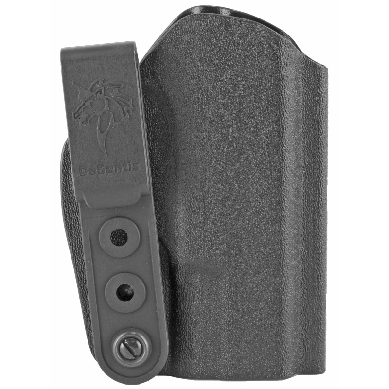 Desantis Gunhide, Slim-Tuk Inside The Pants Holster, Fits S&W M&P45 Shield, Ambidextrous, Black Kydex