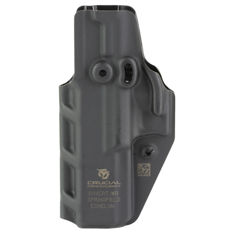 Crucial Concealment, Covert Iwb, Iwb Belt Holster, Fits Springfield Echelon, Kydex Construction, Black, Right Hand