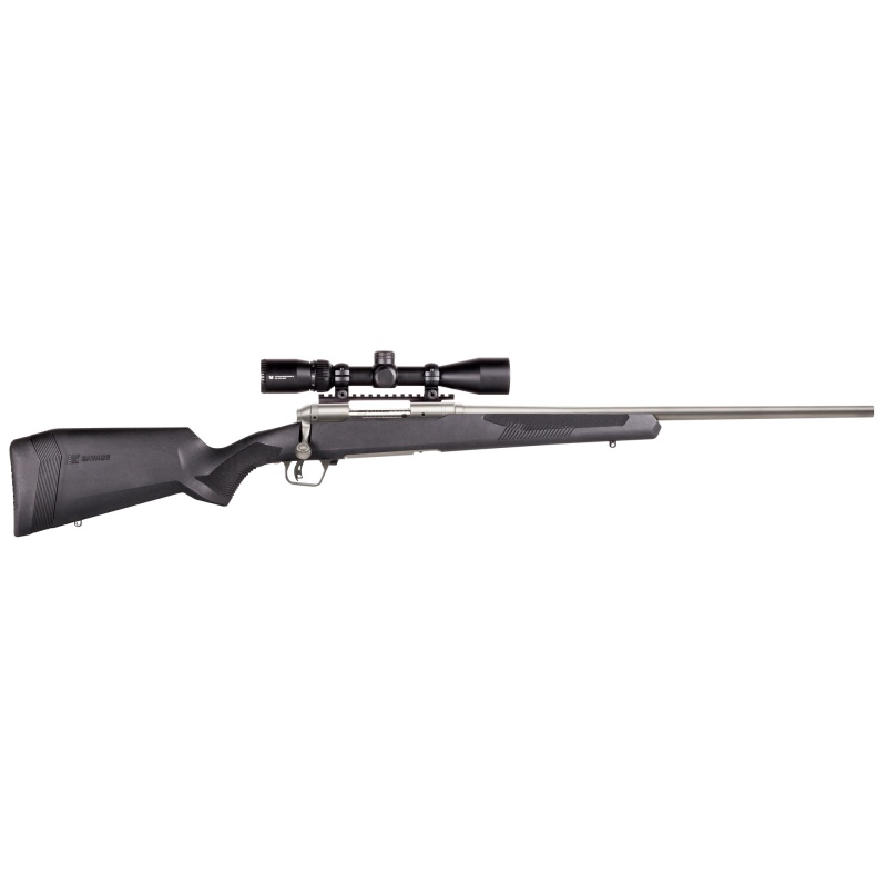 Savage Arms, 110 Apex Storm Xp, Bolt Action Rifle, 7Mm Prc, 22" Barrel, Stainless Finish, Synthetic Stock, Right Hand, 2 Rounds, (1) Detachable Magazine, Includes 3-9X40mm Vortex Crossfire Ii Optic