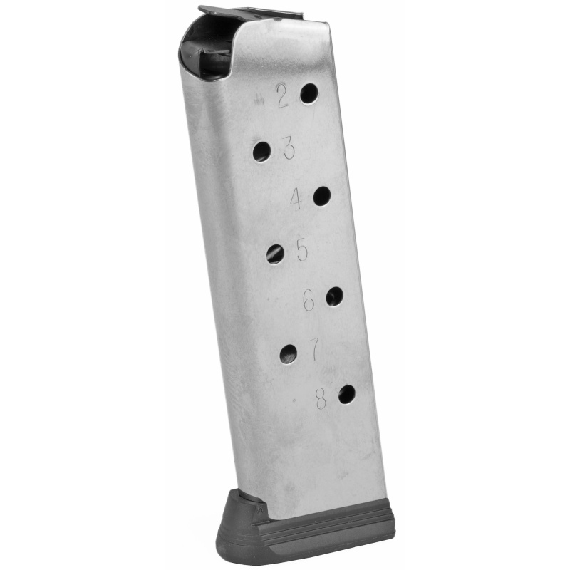 Colt's Manufacturing, Magazine, 45 Acp, 8 Rounds, Fits 1911 Government/Commander, Stainless