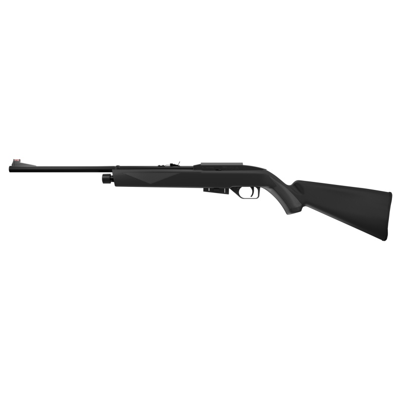 Crosman, 1077 Tactical, Co2 Semi Automatic Rifle, .177 Pellet, 780 Feet Per Second, 20.4" Barrel, Black, 12 Rounds
