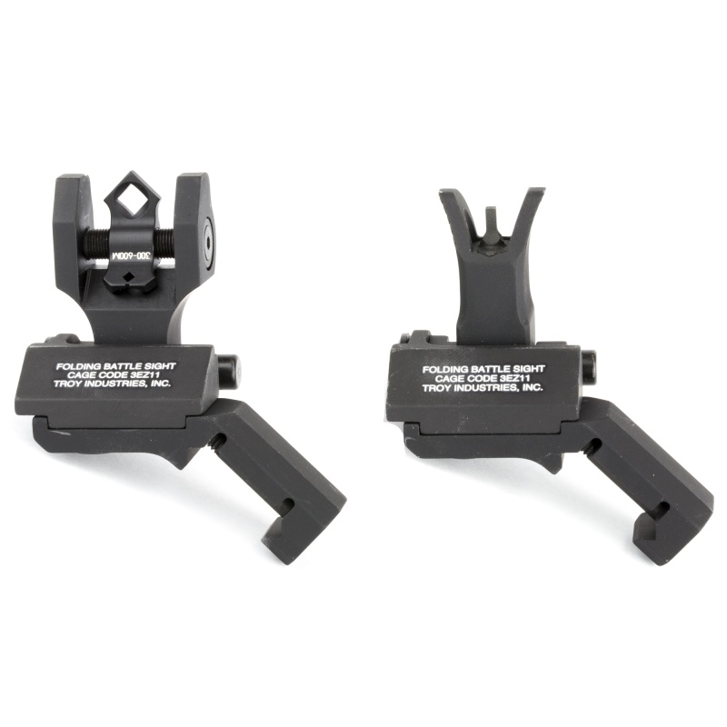 Troy Industries, 45 Degree Battle Sight, Fits Picatinny, Black, M4 Front Sight And Dioptic Rear