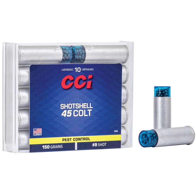45 Colt 150 Grain Shotshell, #9 Shot Size