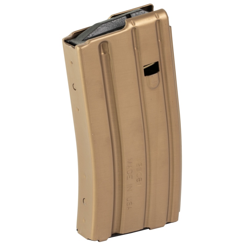 Duramag, Magazine, 223 Remington/5.56 Nato/300 Blackout, 20 Rounds, Fits Ar-15, Black Agf Follower, Aluminum, Bronze