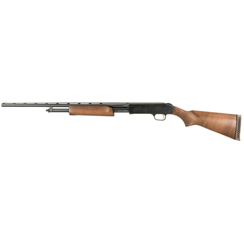 Mossberg, 500, Pump Action, 410 Bore, 3" Chamber, 24" Vent Rib Barrel, Full Fixed Choke, Blue, Wood Stock, Bead Sight, 5 Rounds