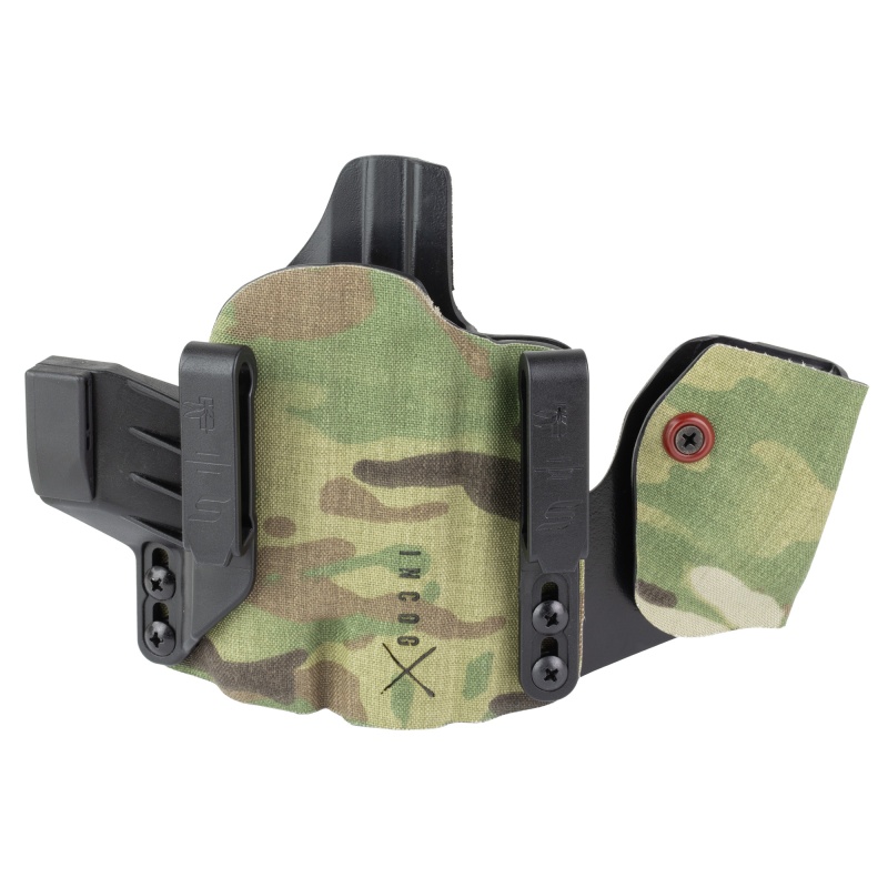 Safariland, Incog-X, Joint Collaboration With Haley Strategic, Inside The Waistband Holster, Fits Sig P365/X/Xl With Light, Integrated Magazine Caddy, Microfiber Suede Wrapped Boltaron Construction, Multicam, Right Hand