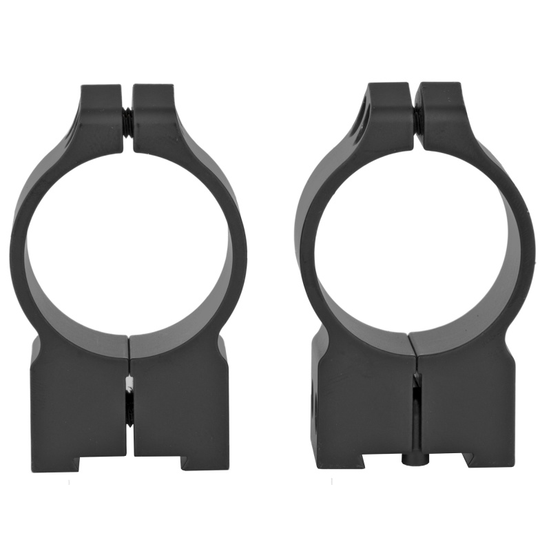 Warne, Permanent Attached Fixed Ring Set, Fits Tikka Grooved Receiver, 30Mm High, Matte Finish
