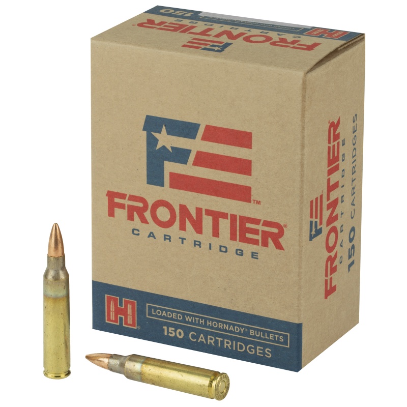 Frontier Cartridge, Lake City, 223 Remington, 55 Grain, Full Metal Jacket, 150 Round Box
