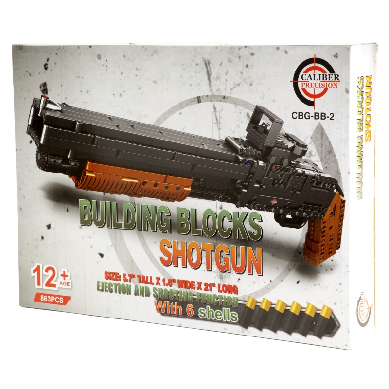 Caliber Gourmet, Building Blocks Shot Gun Toy, Multi Color