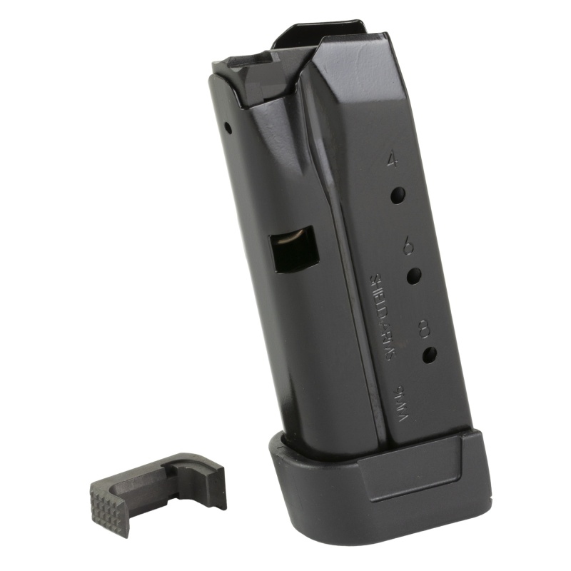 Shield Arms, Magazine, 9Mm, 9 Rounds, Fits Glock 43, Powercron Finish, Black, Includes Steel Magazine Release