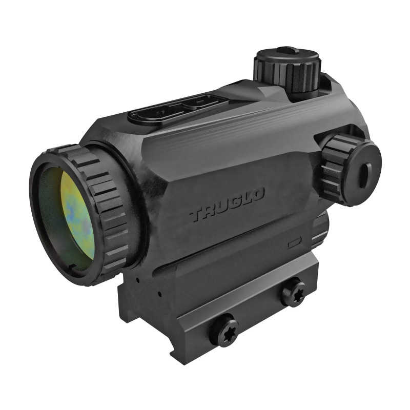 Truglo, Pr1 Prism, Red Dot, 1X25, 6 Moa Red Dot With Outer Ring, Black, Includes Lens Covers