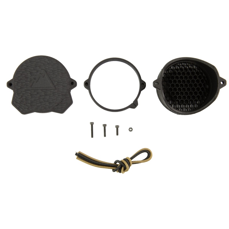 One Hundred Concepts, Scopecap Pro, Lens Cover, Fits 59Mm Scope Lenses, Matte Finish, Black, Flip-Up Cover, Includes Kill Flash And Shockcollar