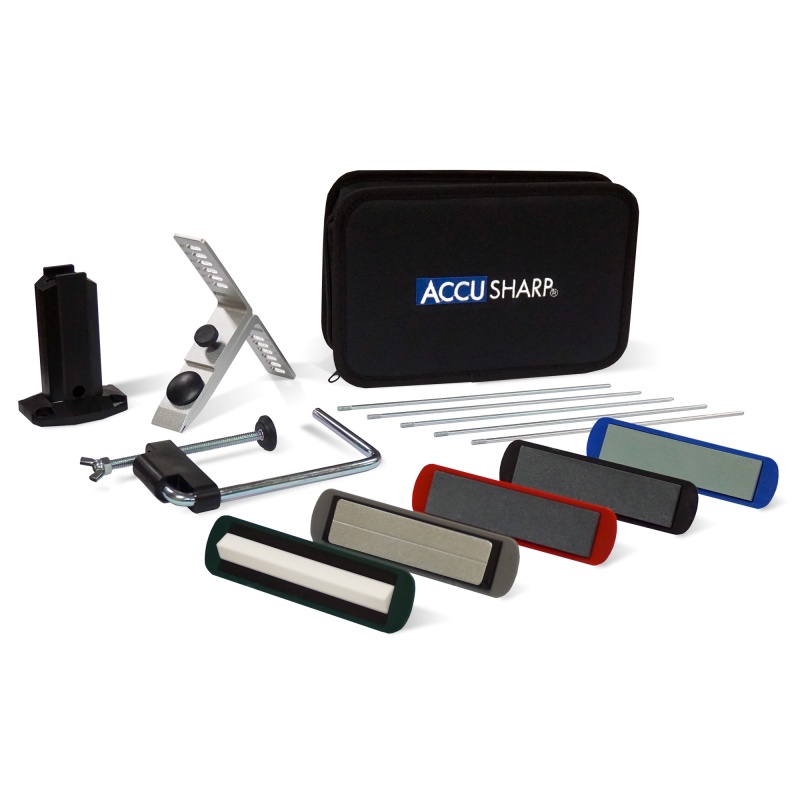 Accusharp, Knife Sharpener, 5 Stone Precision Sharpening Kit