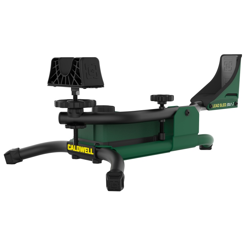 Caldwell, Lead Sled Solo 2 With Weight Reservoir, Shooting Rest, Universal Fit, Adjustable, Green