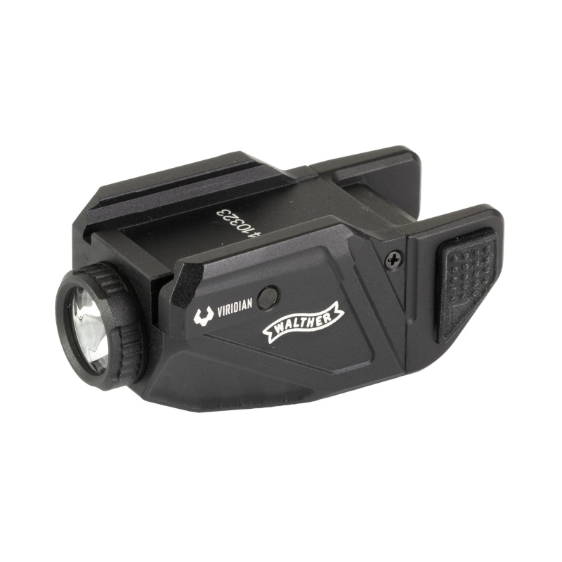 Viridian Weapon Technologies, Ctl Custom Tactical Light, Fits Walther, 600 Lumens, Rechargeable Battery, Black, Instant-On, Safecharge Power Bank