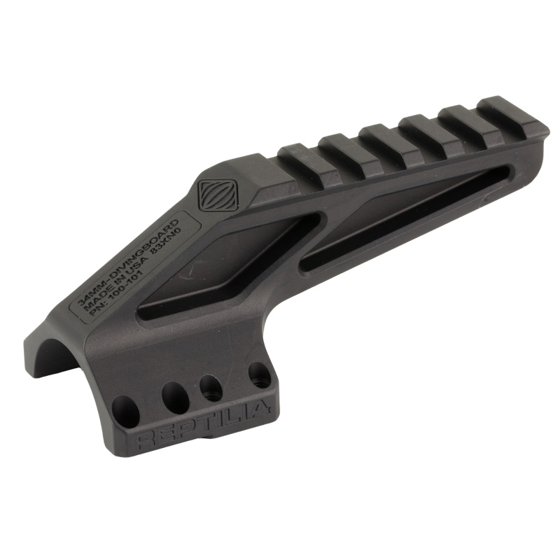 Reptilia, Rof-Diving Board, Mount, Fits Aus And Geissele Super Precision, 34Mm, Anodized Finish, Black