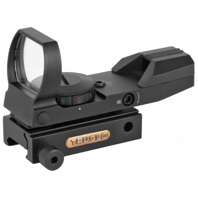 Truglo, Dual Color Open Red Dot, Fits Picatinny, Red/Green, 5Moa
