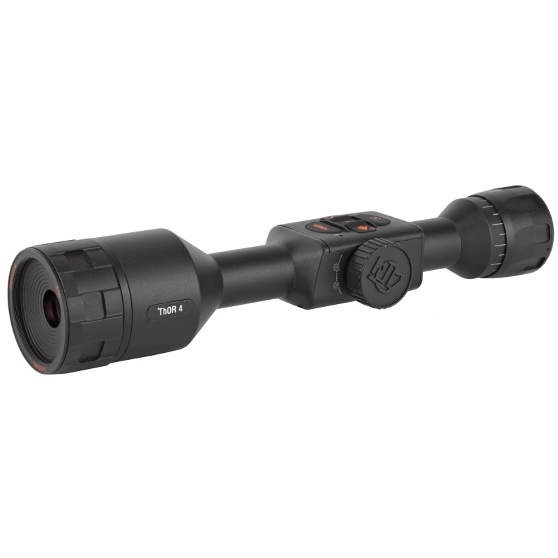Atn, Thor 4 640, Thermal Rifle Scope, 1-10X19mm, 30Mm Main Body Tube, 640X480 Sensor Resolution, 7 Different Reticles In Red/Green/Blue/White/Black, Full Hd Video Record, Wifi, Gps, Smooth Zoom And Smartphone With Ios Or Android, Matte Finish, Black