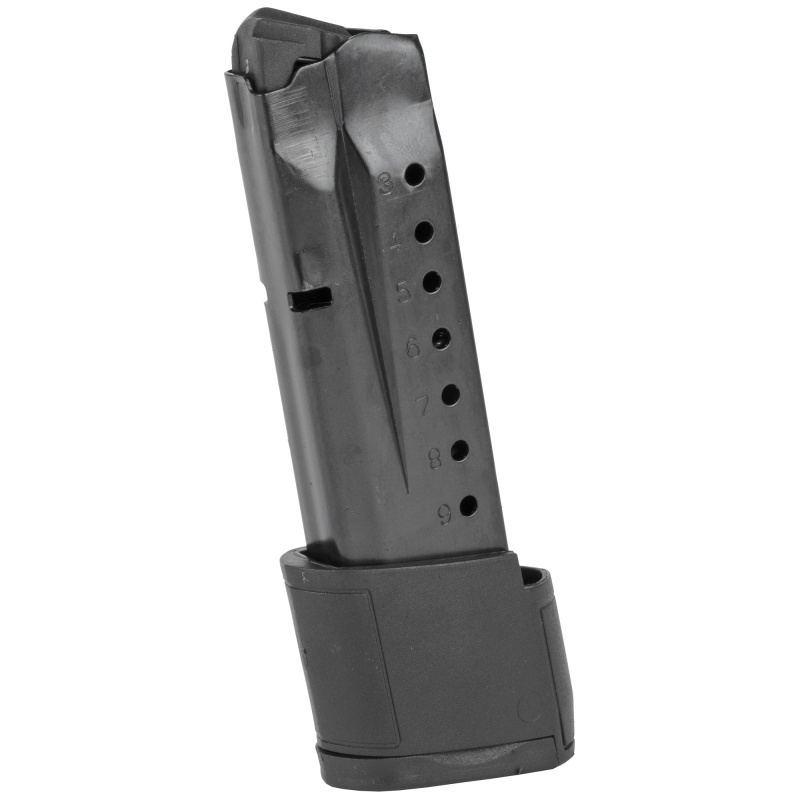 Promag, Magazine, 9Mm, 10 Rounds, Fits S&W Shield, Steel, Blued Finish