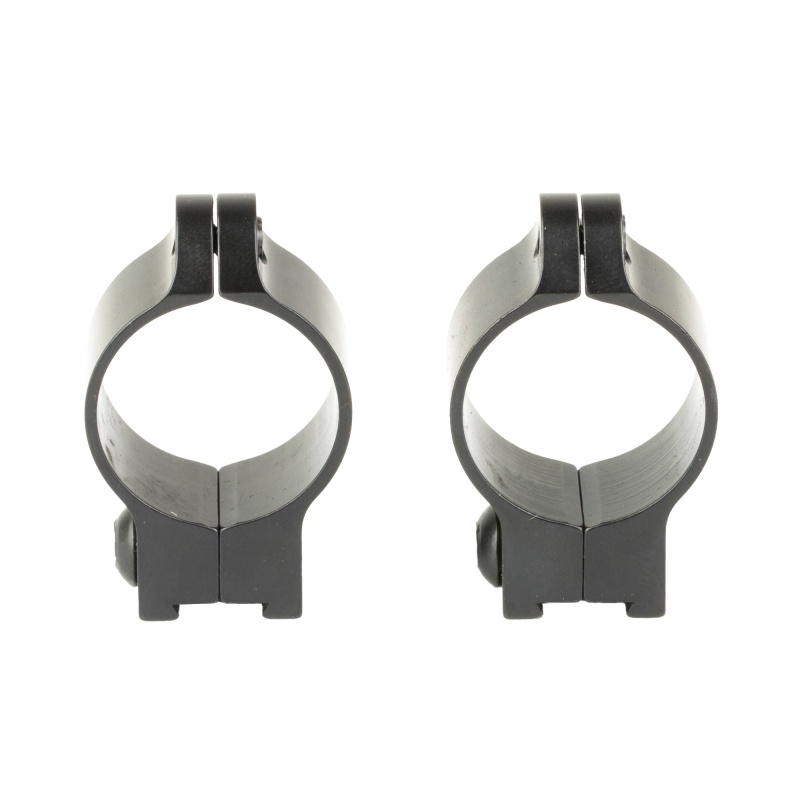 Talley Manufacturing, Light Weight Ring Set, 1" Low, Fits Cz With 11Mm Dovetail (452 European/455/457/512/513), Matte Finish, Black
