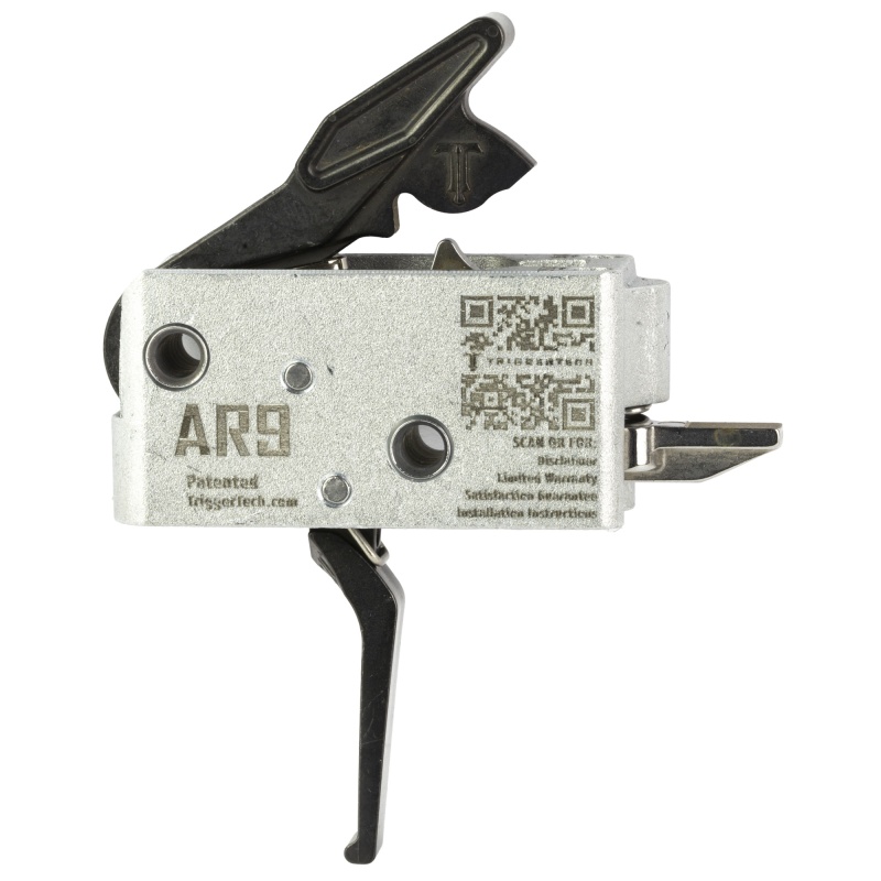 Triggertech, Duty, Flat Trigger, Two Stage, 3.5Lb Pull, Fits Ar-9, Anodized Finish, Black