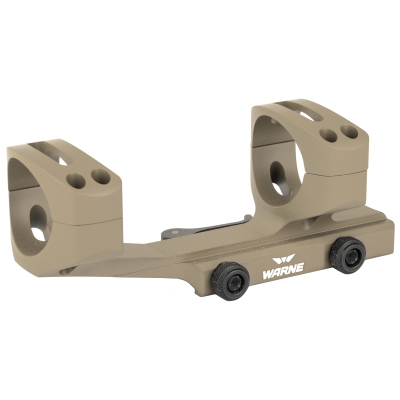 Warne, Quick Detach Cantilever Mount, 34Mm, Fits Ar Rifles, Extended Skeletonized, Dark Earth Finish