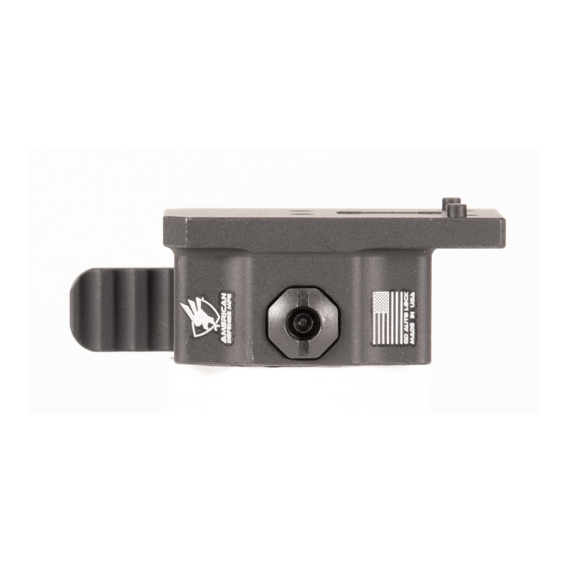 American Defense Mfg., Ad-Aems, Optic Mount, Lower 1/3 Height, Anodized Finish, Black, Quick Release, Fits Holosun Aems
