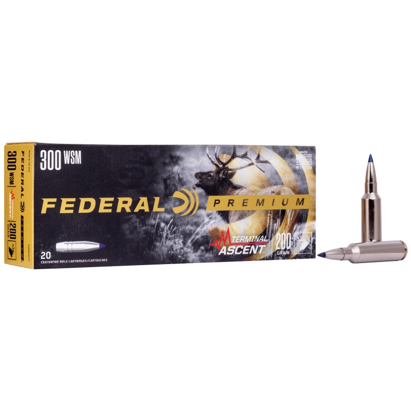 Federal, Premium, 300Wsm, 200 Grain, Terminal Ascent, 20 Round Box