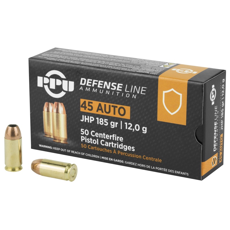 Prvi Partizan Handgun Defense .45 ACP 185 Grain JHP