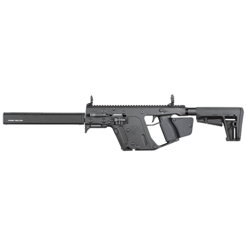 Kriss Usa, Inc, Vector Crb Gen Ii, Semi-Automatic Rifle, 45Acp, 16" Barrel, Matte Finish, Black, Ca Blade Grip, Fixed Stock, Low-Profile Flilp-Up Sights, Ambidextrous Safety, 10 Rounds, 1 Magazine, California Compliant