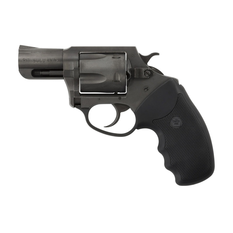 Charter Arms, Pitbull, Revolver, 9Mm, 2.2" Barrel, Ported, Aluminum, Nitride Finish, Black, Rubber Grips, Fixed Sights, 5 Rounds