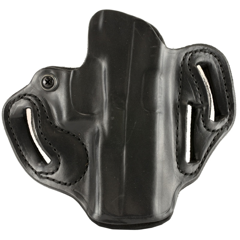 Desantis Gunhide, Speed Scabbard Belt Holster, Fits Glock 20,21,29,30, Right Hand, Black Leather