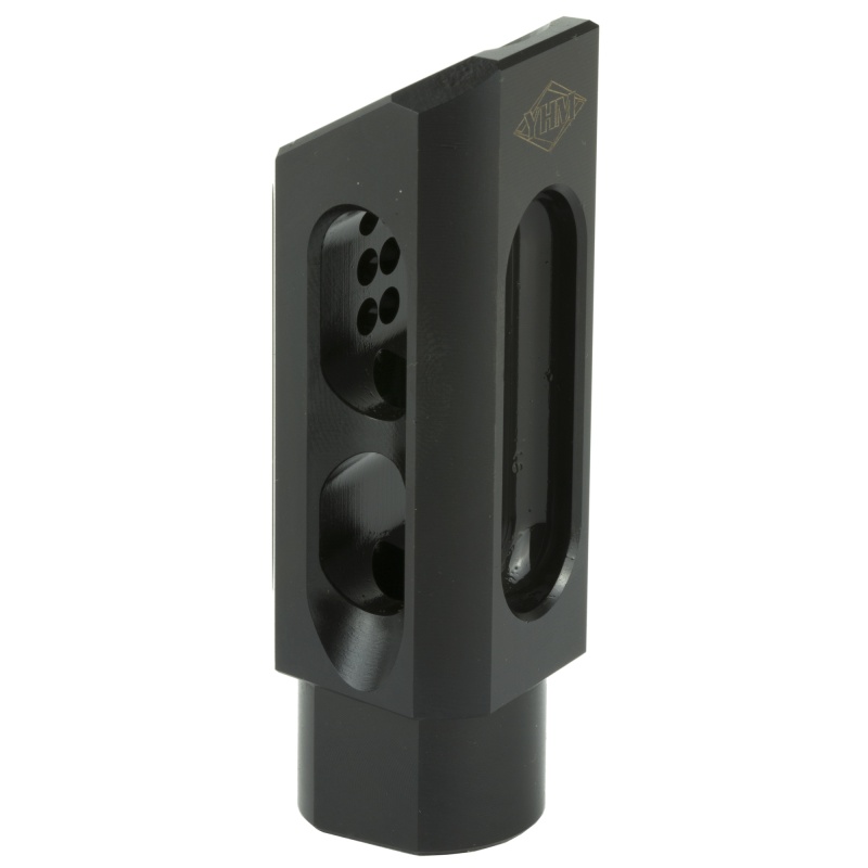 Yankee Hill Machine Co, Slant Brake/Compensator, Muzzle Brake, 30 Caliber, Black, 5/8X24, Ar