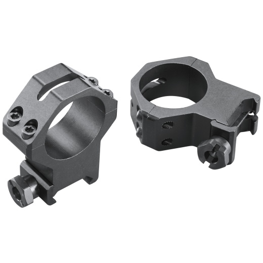 Weaver, 4 Hole Tactical, 30Mm Extra High Rings, Fits Picatinny, Matte Finish, Black