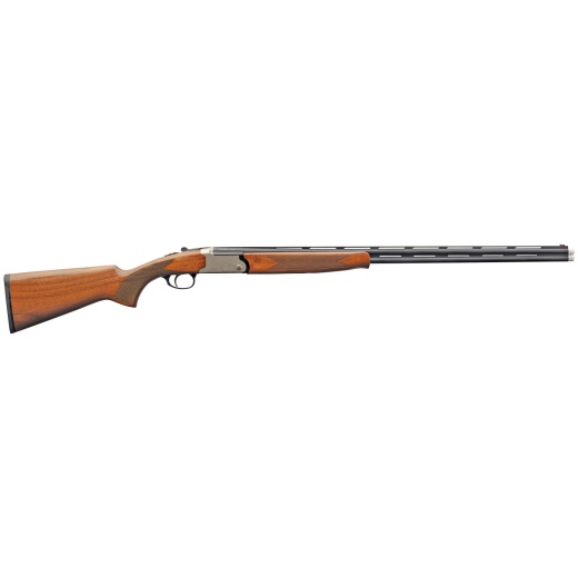 Charles Daly, 202, Over/Under, 20 Gauge, 3" Chamber, 26" Barrel, Blued Finish, Black, Engraved White Finish Receiver, Walnut Stock, Fixed Fiber Optic Front Sight, 2 Rounds, Includes (5) Chokes - Sk, Ic, M, Im, f