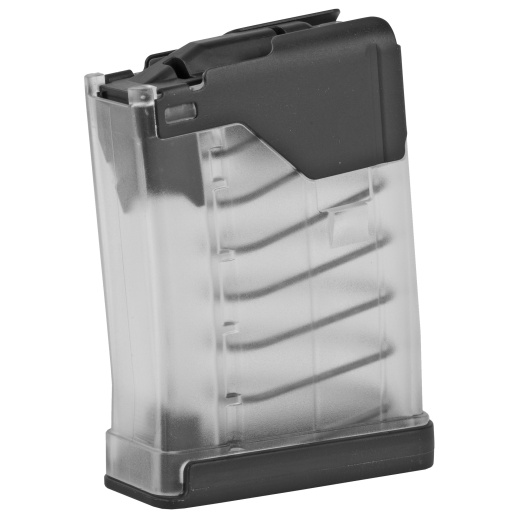 Lancer Systems, L5 Advanced Warfighter Magazine, 223 Rem/56Nato, 10 Rounds, Fits Ar-15, Polymer, Clear