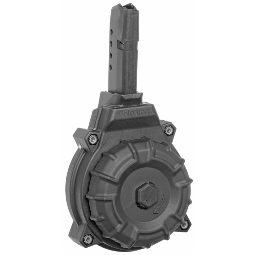 Promag Industries, Drum Magazine, 9Mm, 50 Round, Fits Glock 43, Polymer, Black