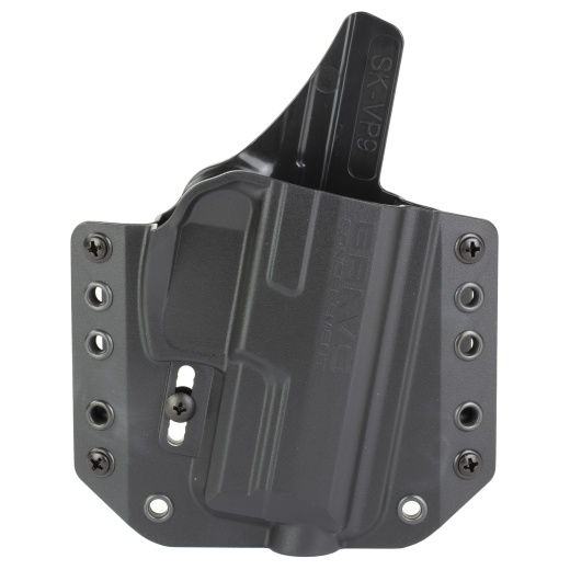 Bravo Concealment, Bca, Owb Concealment Holster, 1.5" Belt Loops, Fits Hk Vp9sk, Right Hand, Black, Polymer