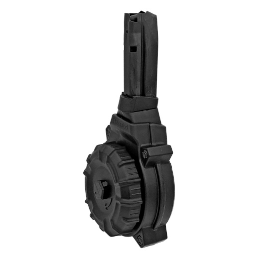 Promag Industries, Magazine, 9Mm, 50 Round Drum, Fits Springfield Hellcat, Polymer, Black