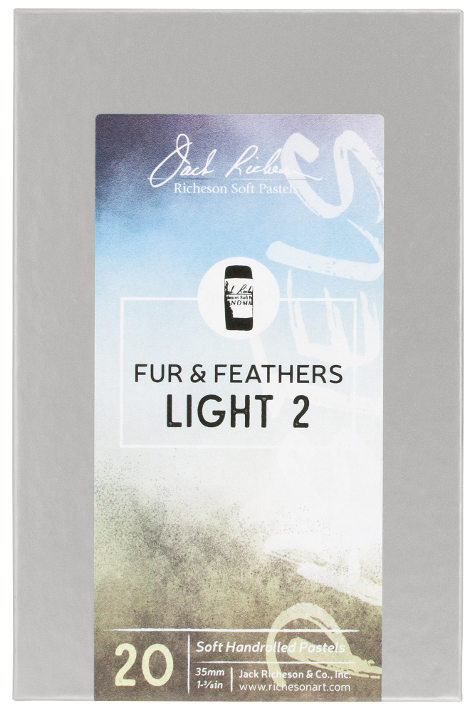 Richeson Soft Handrolled Pastels Set Of 20 - Color: Fur And Feathers Light 2