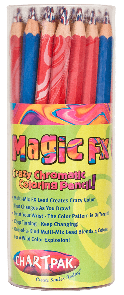 Koh-I-Noor Magic Fx America Pencil Tub Of 30