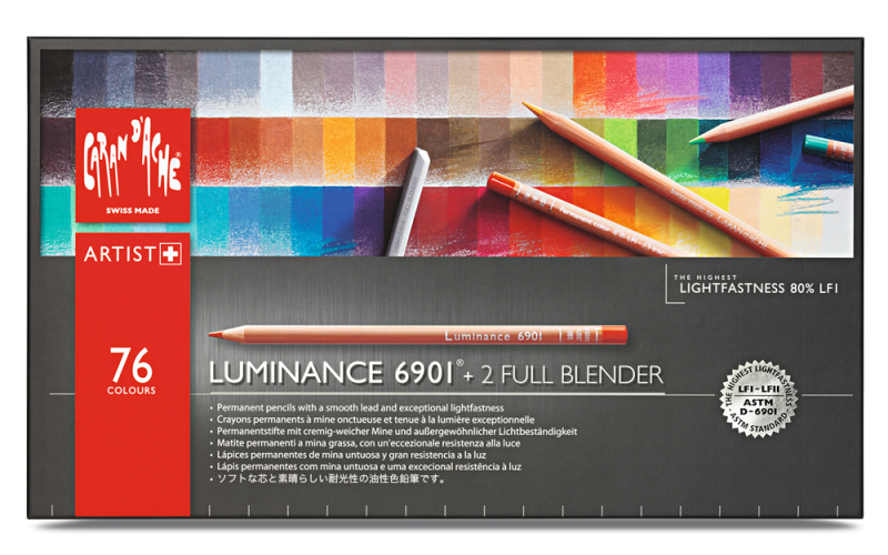 Caran D'ache Luminance Lightfast Pencil Set Of 76