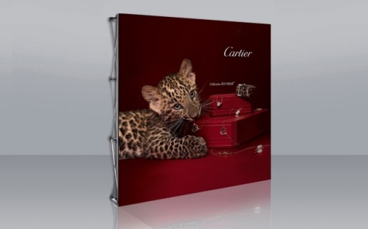 8 Ft Fabric Pop Up Display with Fabric Print