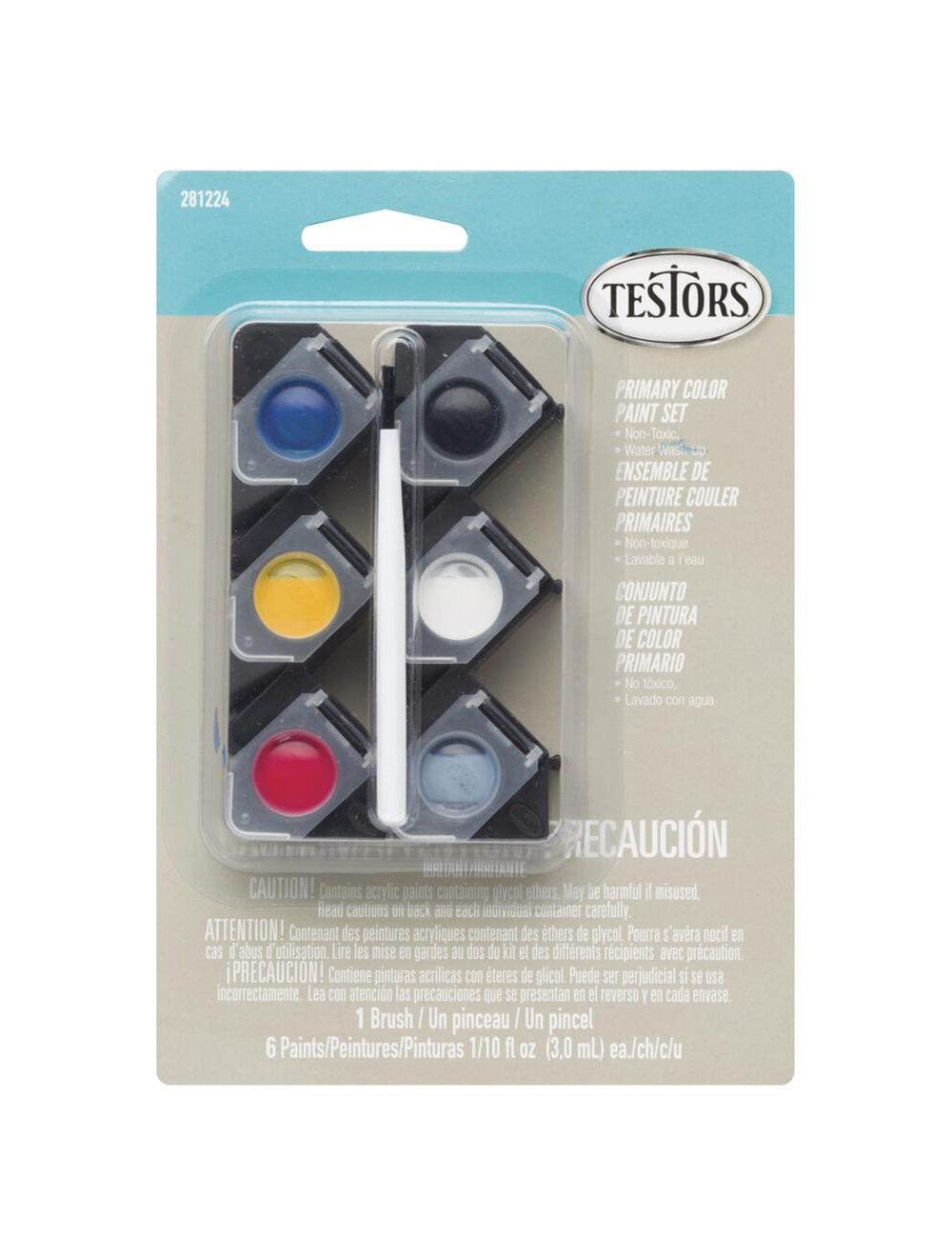 Testors 281226 Acrylic Paint Set 6pc Camouflage