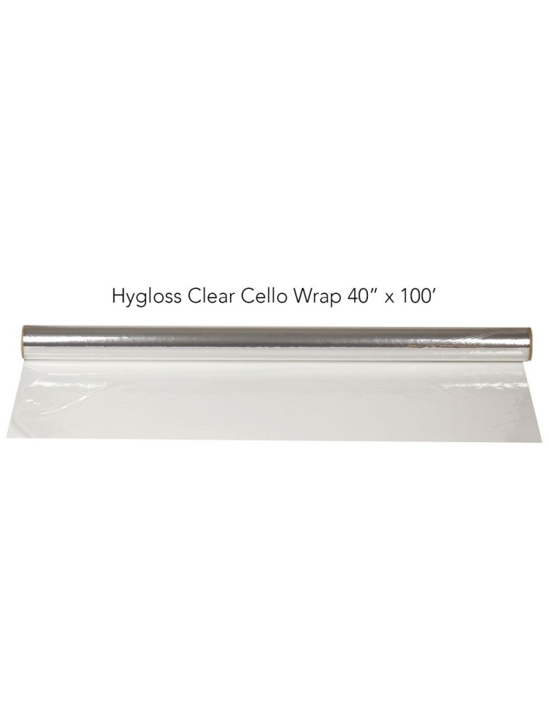 Hygloss Cello Wrap Roll 40"X100'-Clear