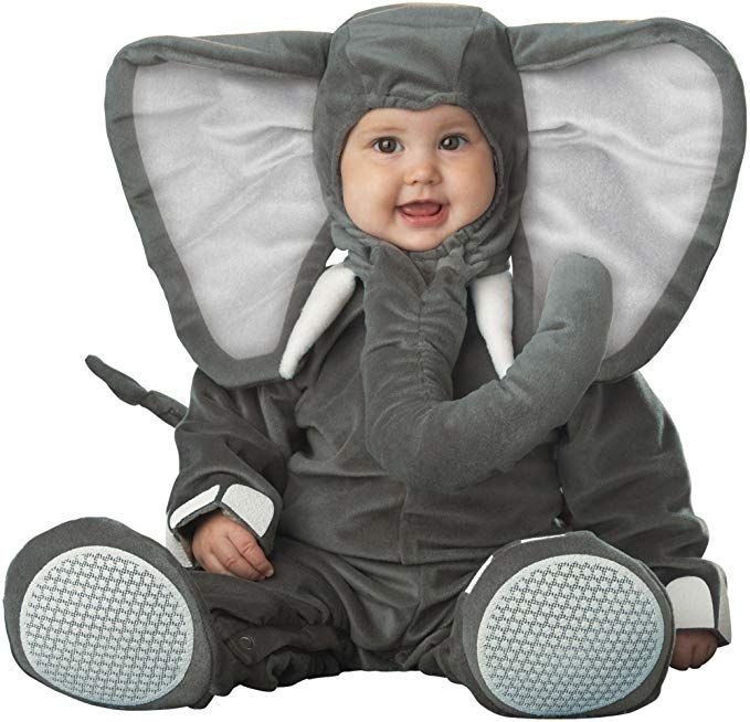 Incharacter Costumes Baby's Lil' Elephant Costume, Grey, Large (18-24 Months)