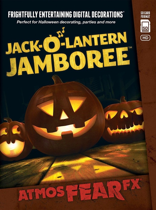 AtmosFX Jack O Lantern Jamboree Digital Decorations SD Card HD 1080p