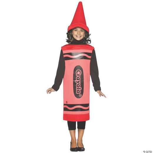 Kid S Red Crayola Crayon Costume Medium