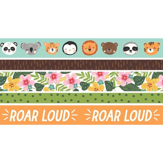 Simple Stories Into The Wild Washi Tape 5/Pkg
